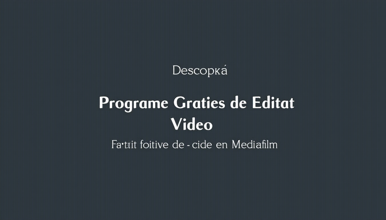 O colecție de iconițe reprezentând diverse programe gratis de editat video pe un fundal modern, sugerând accesibilitatea
